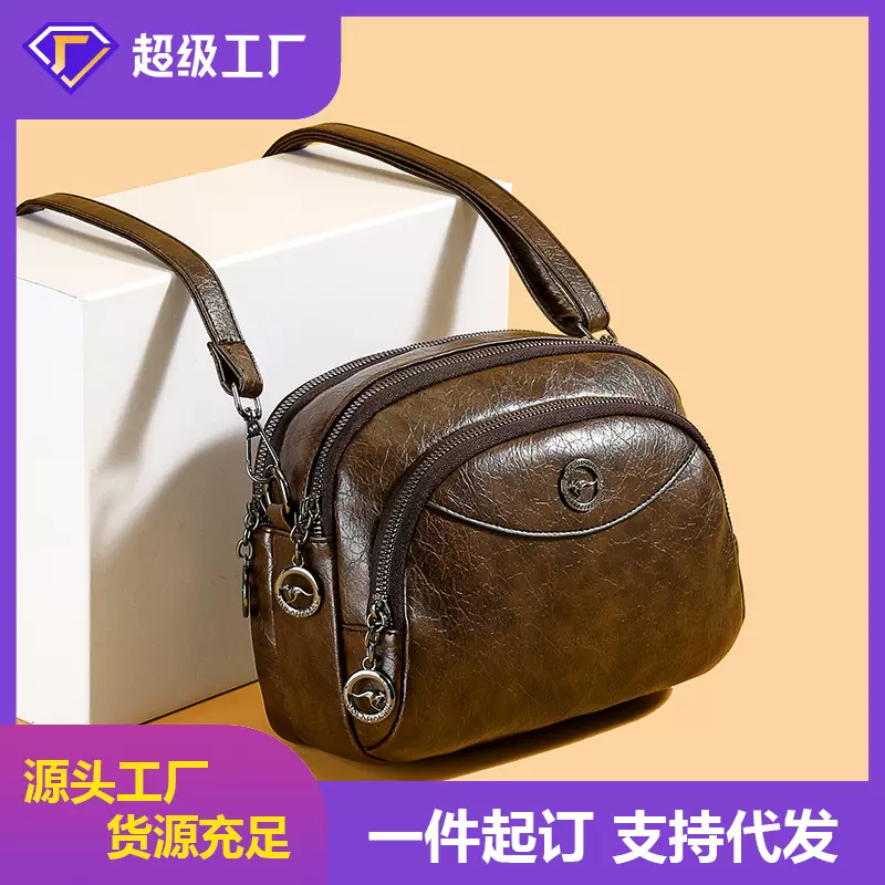 包女单肩外贸马鞍包冬季新款时尚中年妈妈斜挎包爆款潮百搭手机包