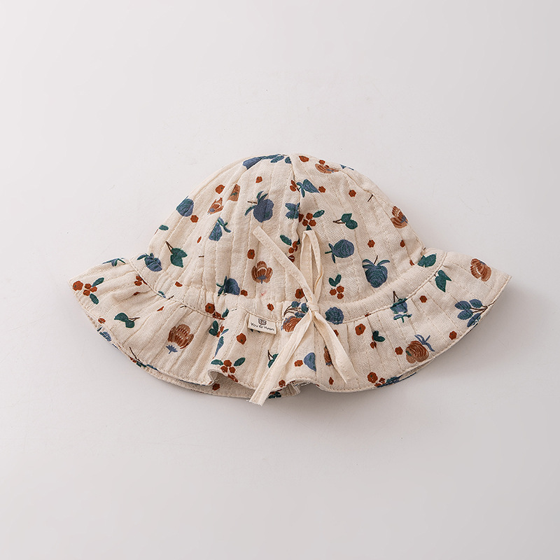 Sombrero de bebé princesa sombrero pescador delgado protector solar mujer Bao primavera ajustable pequeña edad primavera / verano viaje gorra de bañera sombrero sombrero solar