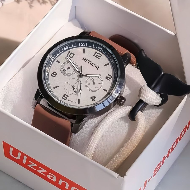2026 New Retro Exam Watch for Men and Women, Suitable for Middle and High School Students, Simple Quartz Watch for Viewing Time Only, Wholesale and Dropshipping