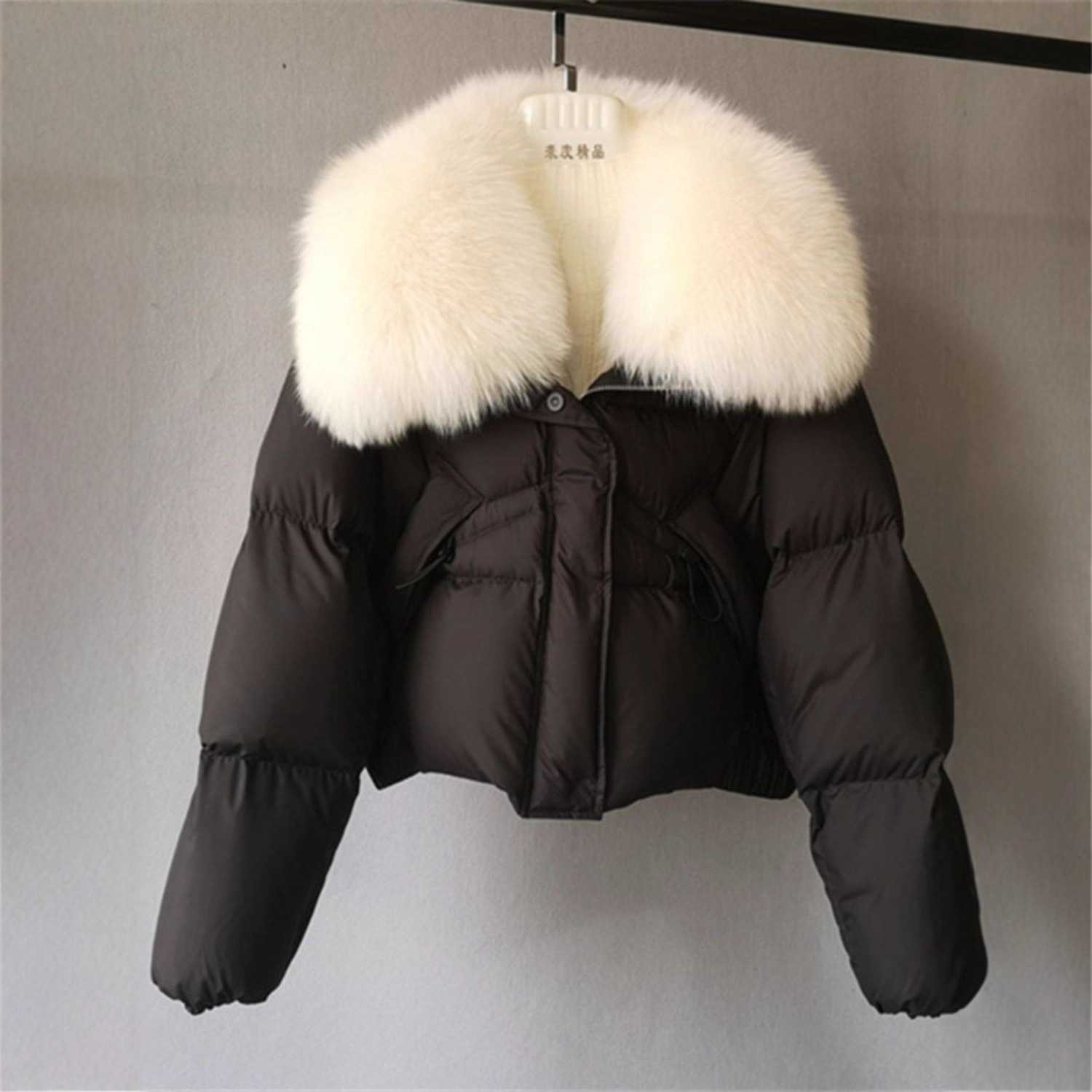 Down jacket, removable lightweight trench coat, goose down