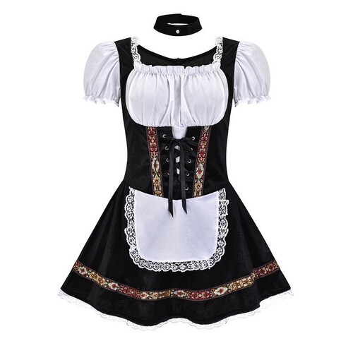 German Munich Beer Festival Bar Girl Dress Costume Women Maid Costume