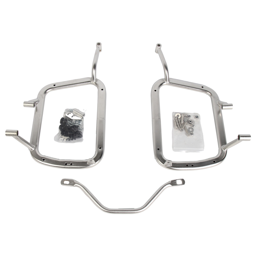 Aplicable a Kaiyue 525 motocicleta caja lateral de aleación de aluminio soporte de acero inoxidable 525 caja lateral de aleación de aluminio marco lateral fijo