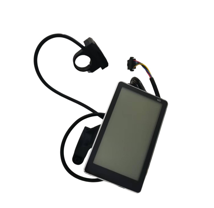 Cross-Border Lithium Electric Vehicle Accessories M5 Central Display Electric Bicycle Scooter Display Screen Sm Standard Connector