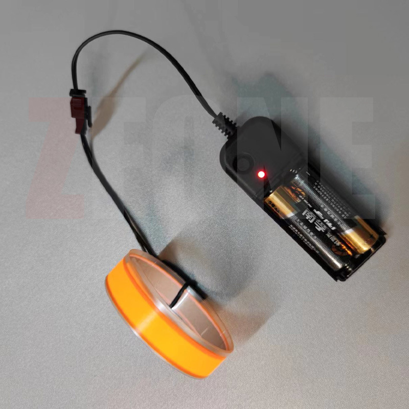 Car Cold – Qìchē Cold light sheet - orange-1cm50cm-with-battery-box