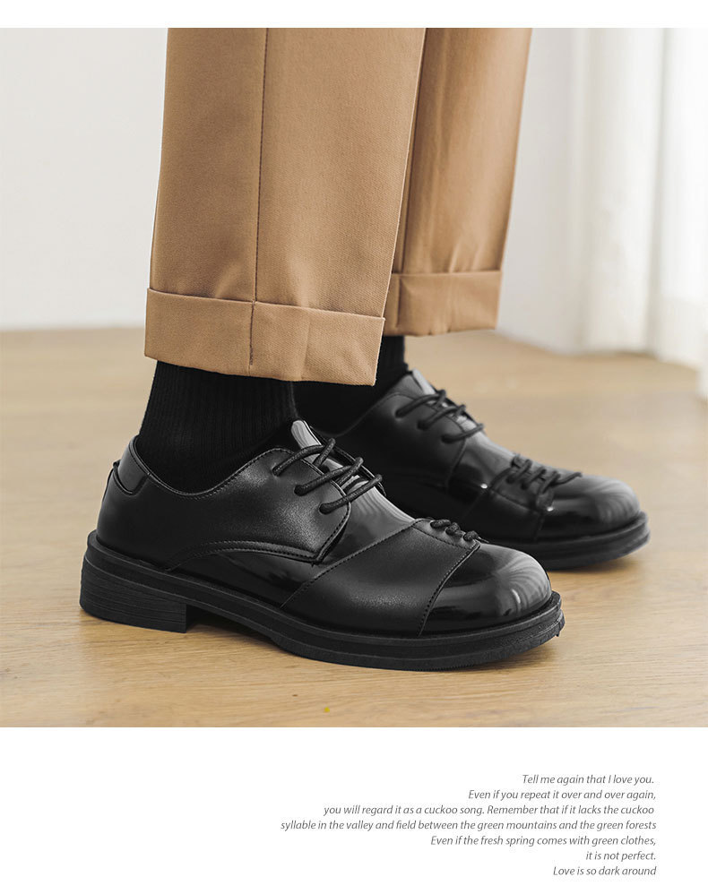 ShoeVault Herren Leder 2025 Neue Casual Herbst Britische Business Formale Hochzeit Square Toe Derby Schuhe_voghion.com