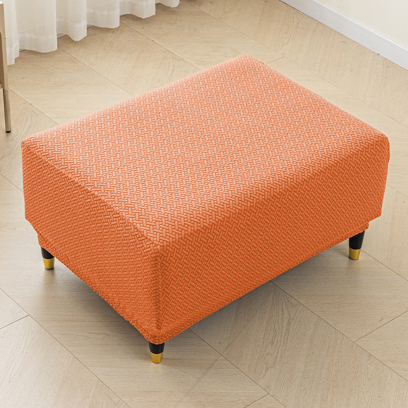 Fundas para pedales de sofá todo incluido, fundas protectoras elásticas, fundas cuadradas para pedales para cambiar zapatos, universales para todas las estaciones, fundas para taburetes bajos.