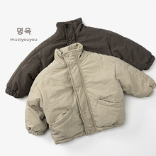 童装男童女童棉衣外套2025冬季新款儿童韩版户外保暖加绒加厚棉服