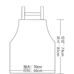 Thin summer breathable apron for milk tea shop, catering, supermarket, flower shop, art teacher work clothes, fashionable Korean style apron