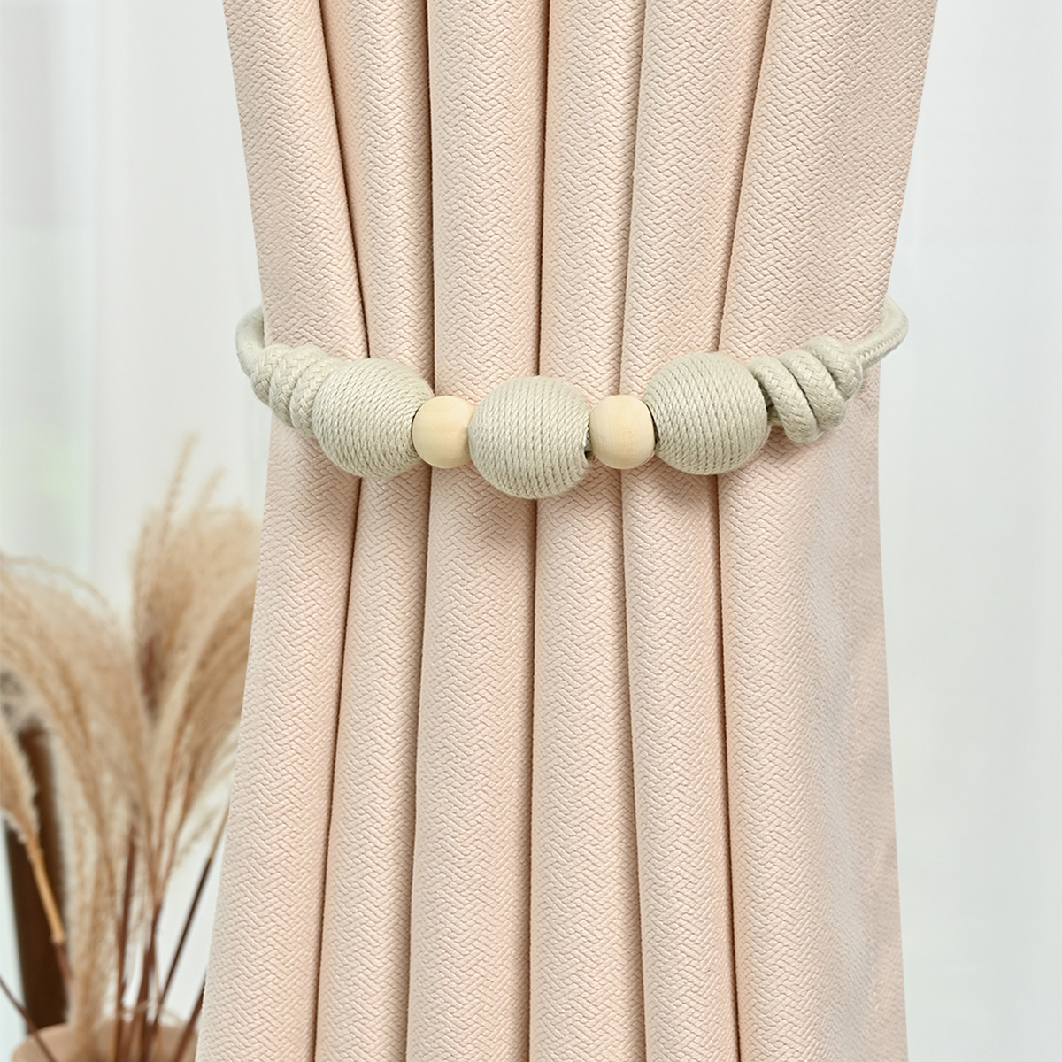 Transfronteriza al por mayor correa de cortinas hebilla magnética correa de cortinas accesorios de cortinas correa general TEMU agente