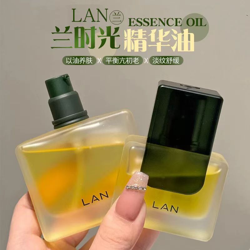 Lan Orchid Time Essence Oil Version 3.0 30ml Collagen Moisturizing, Brightening, Soothing, Redness Repairing, Strengthening Barrier Anti-Aging