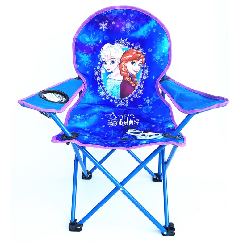 Silla plegable de dibujos animados para niños Silla de playa al aire libre Silla de bocetos Silla de camping Silla de ocio portátil Silla de respaldo de bebé