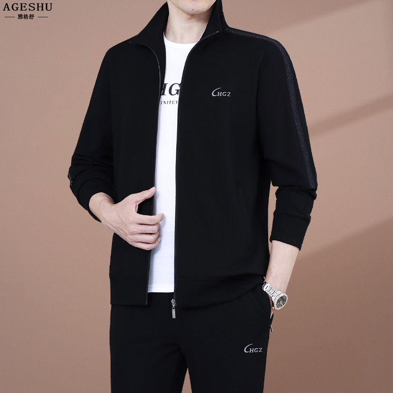 블랙 쓰리피스 슈트