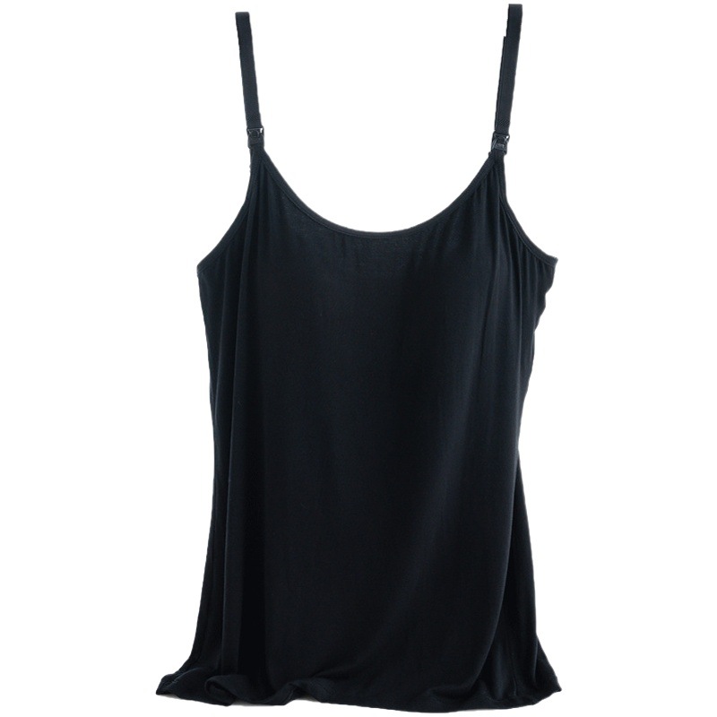 Pregnant women's nursing camisole with chest pad pregnant women's plus size breast-feeding small camisole home maternity clothes outer wear