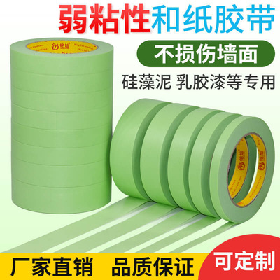 Viscosity Masking tape The United States joint Tear off No trace Paper tape Spray paint Shelter Renovation Separations paper 50 rice