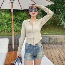 防晒衣系列-冰感·轻塑防晒衣连帽UPF50+遮阳透气防紫外线纤薄