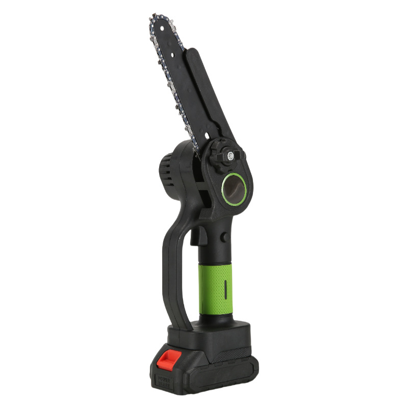 Sierra eléctrica recargable de 6 pulgadas carpintería de mano inalámbrica litio sierra eléctrica de cadena de antorcha de madera sierra eléctrica portátil de alta potencia