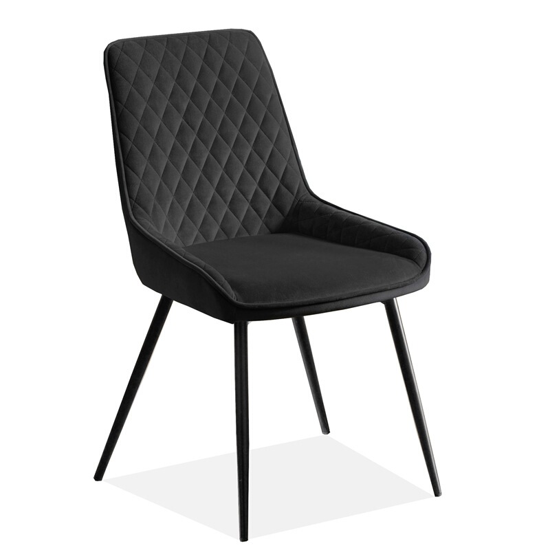 Modern Minimalist Dining Chair Luxury Restaurant Blue Velvet Dining Chair Meets Argonomics