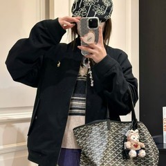 クロスボーダー25現物r1ラフポニー純色コートジャケット春秋男女同項ゆったり快適ジャケット