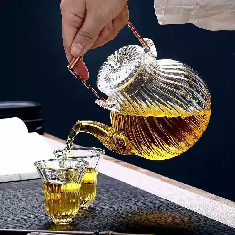 Чайник для дома, прозрачный стеклянный заварочный чайник
