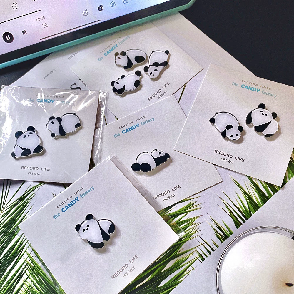 Panda булавка брошь школьный портфель декоративные брюки простые китайские модные национальные приливы милые национальные сокровища сувенирный подарок