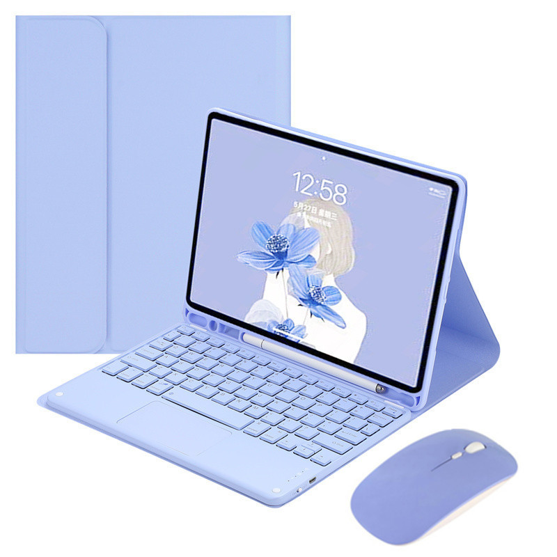 Suitable for Samsung S11/S7/S8/S9Fe/S6 Lite Tablet A7 Protective Case A9+ Bluetooth Touch Keyboard A8