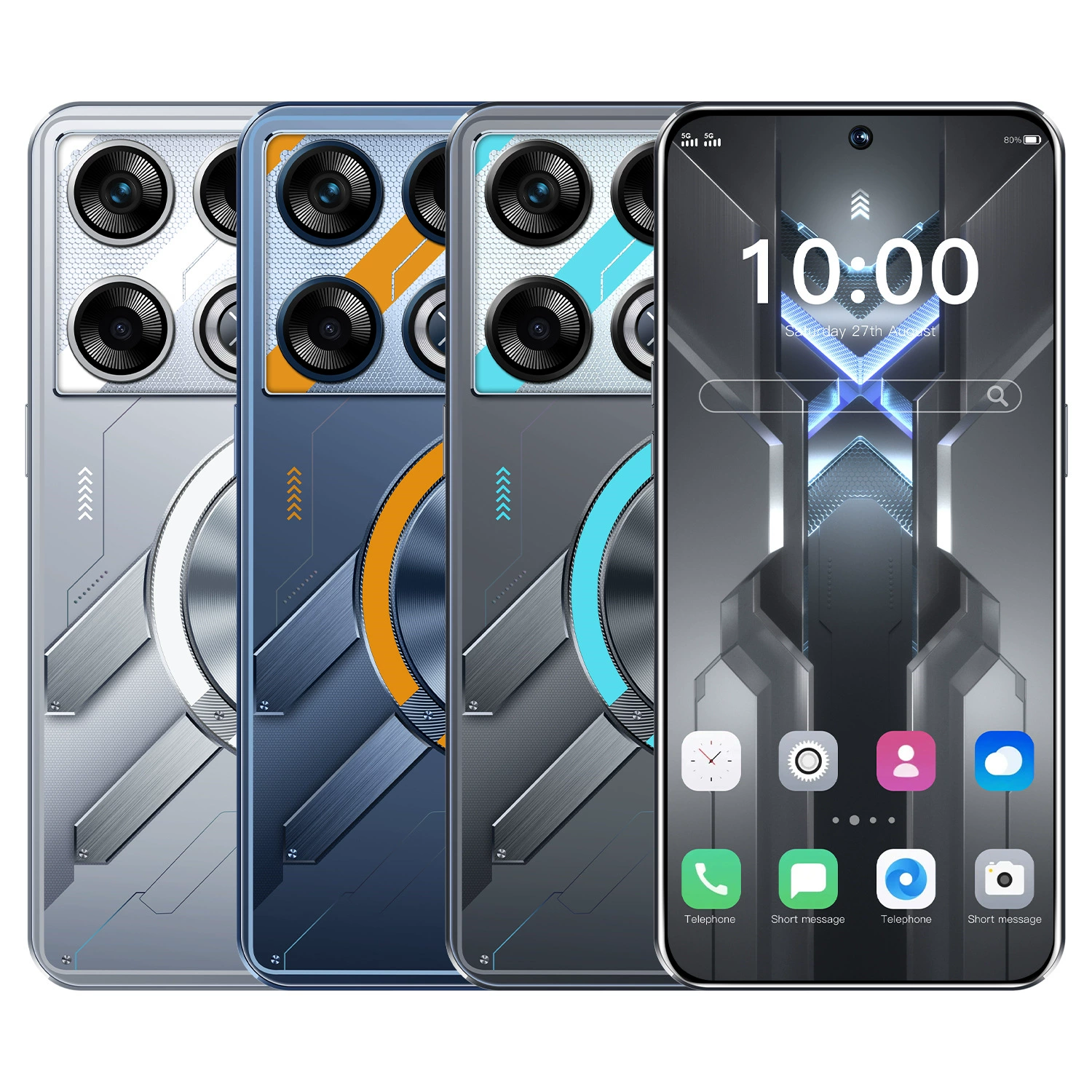 Мобильный телефон GT20 Pro Android, 7.3-дюймовый большой экран, 16+1 ТБ, смартфон, оптовая цена с завода (хитовая модель)