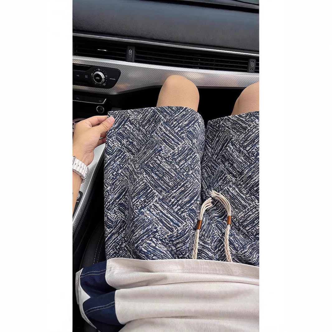 Men's Ethnic Style Retro Loose Casual Shorts Trendy Five Point Pants Plus Size Mid Length Summer Sports Wear_viptrois.com