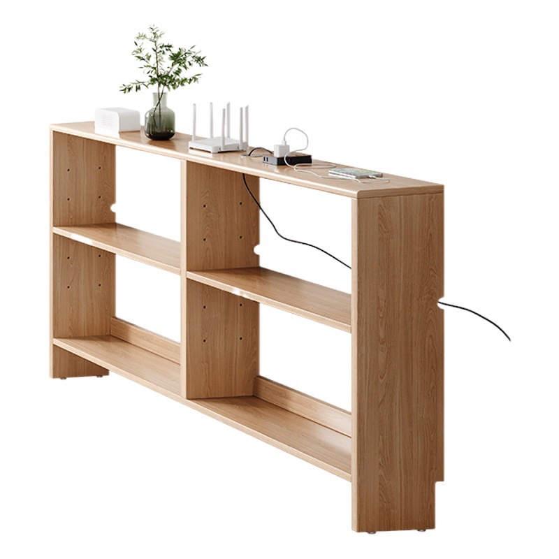 Madera maciza sofá estante trasero pared salón dormitorio cama cabeza y cola espacio uso tira estrecho gabinete