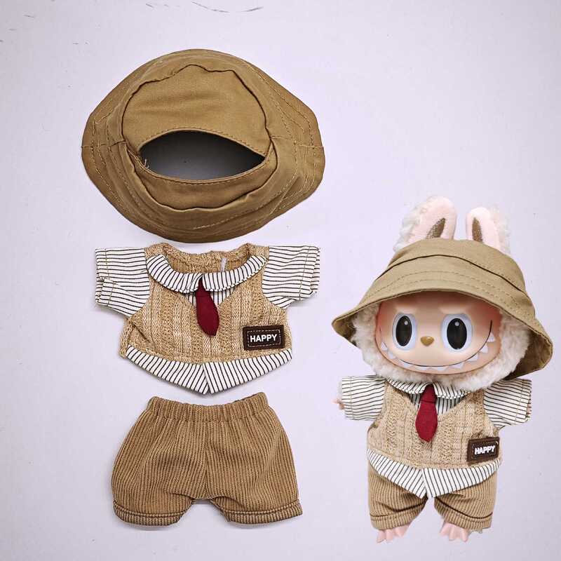 ラブブベビー服 1/2/3 世代 15cm17cm ラブブ服 ヘッドフォン カメラセット labubuv3 ベビー|undefined