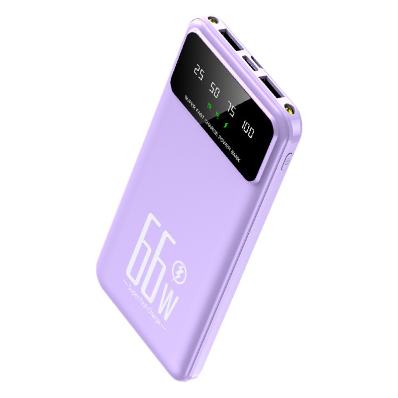 66W teléfono móvil universal súper rápido carga de gran capacidad banco de energía 20000 mA de dos vías flash de carga de energía móvil al por mayor