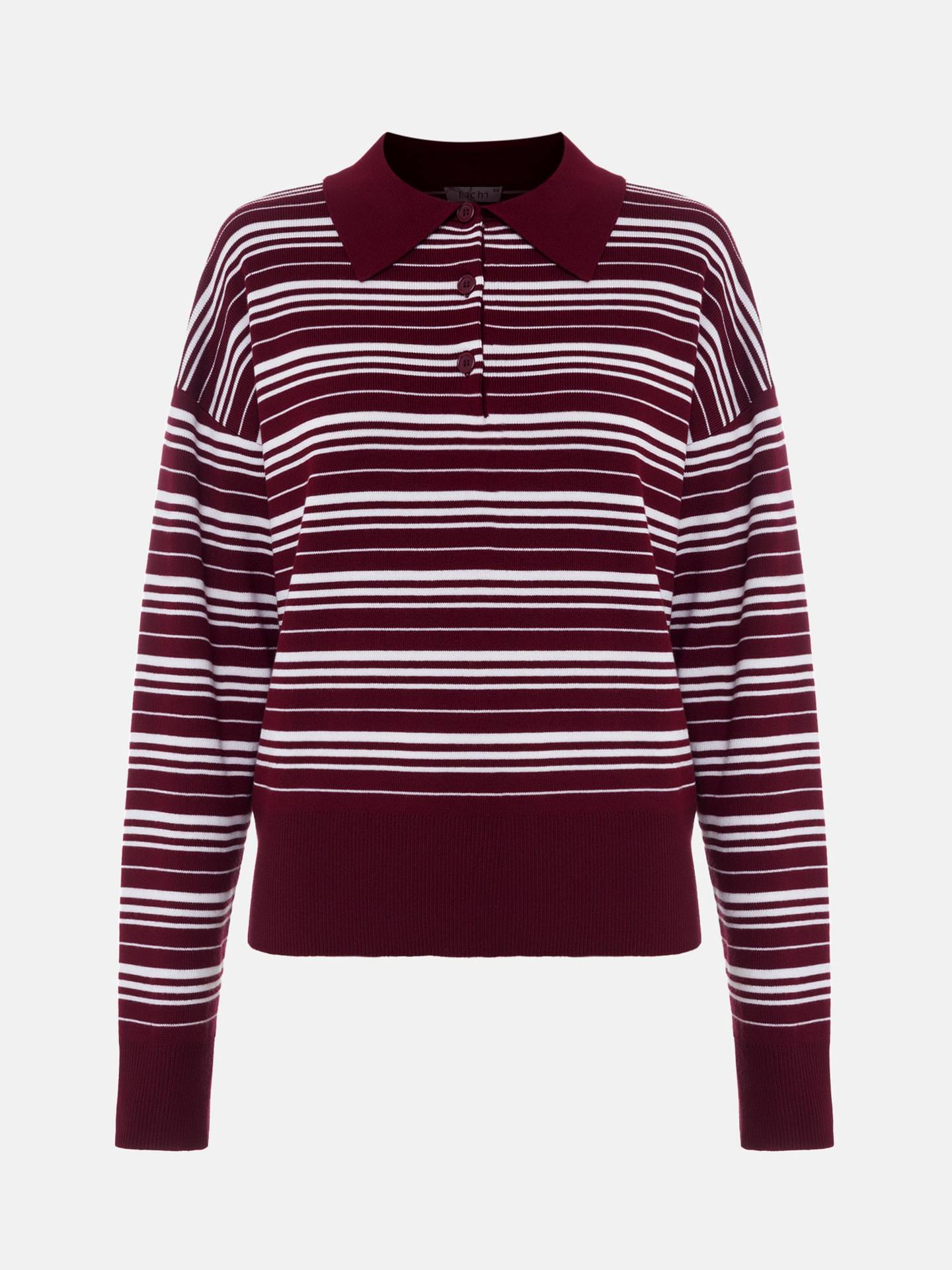 Suéter de Punto a Rayas Transfronterizo, Estilo Europeo y Americano, Otoño 2025, Nuevo Polo Americano Retro con Bloques de Color y Cuello de Polo