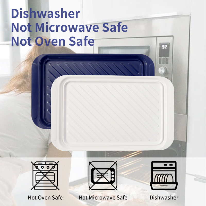 Household melamine non-slip tray snack high-value plastic tray square saucer baked fruit striped tray wholesale