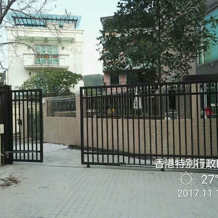 Factory direct courtyard villa wrought iron gate factory gate electric automatic wrought iron gate