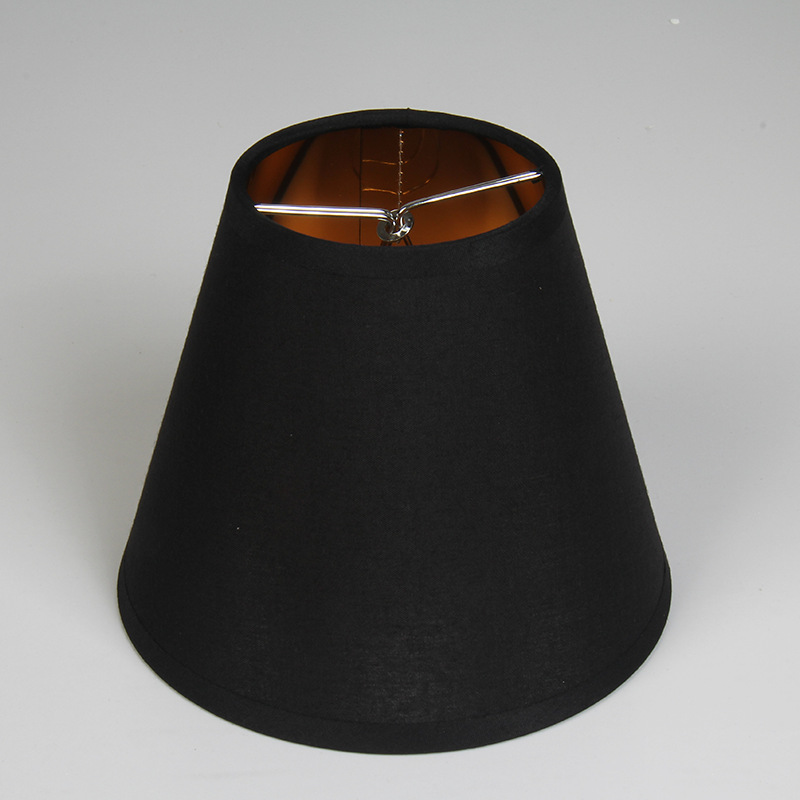 Xiaoping Post pantalla lámpara de mesa Shell pantalla de tela accesorios de iluminación cubierta de etiqueta plana simple pantalla de piso al por mayor