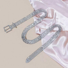 P 98050 Full Rhinestone Women's Decor Belt ȫ������װ��Ůʿ