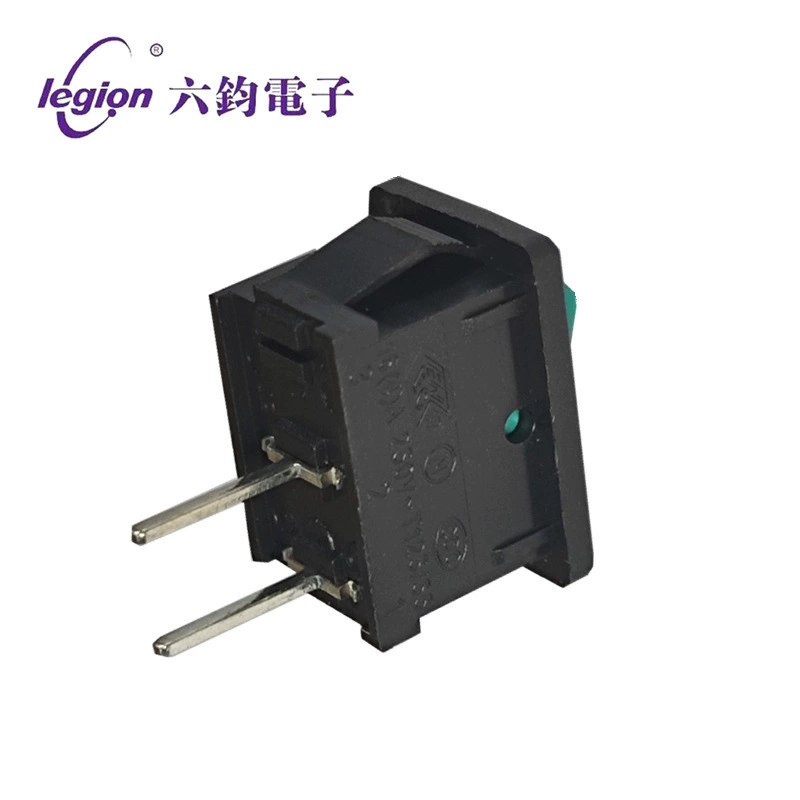 LEGION六钧 SS11 plug-in board 2-foot-type switch High current IO rocker switch KCD1