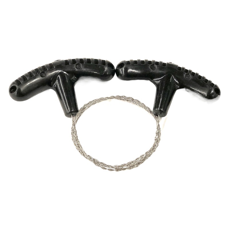 Baixiang nuevo mango de PP al aire libre mini Sierra de bolsillo que acampa de la supervivencia sierra de alambre de acero inoxidable sierra de alambre de hierba de agua vio