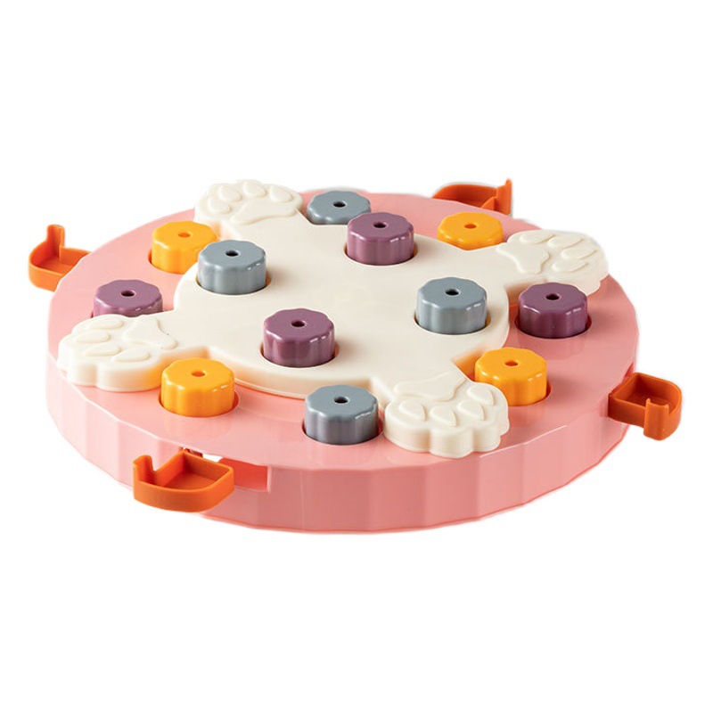 Transfronterizo Amazon popular perro tazón gato tazón Alimentador automático perro aliviar tapado juguete educativo gato Slow Food fuga