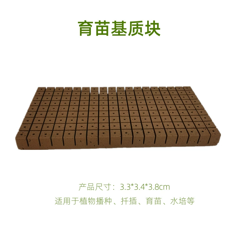 Роза розы цветы и листовые овощи беспочвенная культура резка клонирование рассады субстрат блок Цветочная грязь 3,4*3,3*3,8 см