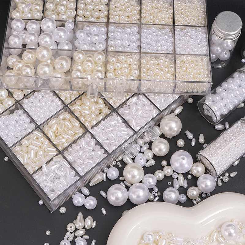 High-Gloss Abs Perforated Imitation Pearl Loose Beads DIY Handmade Beaded Jewelry Accessories Homemade Bracelet Necklace Materials High-Gloss Abs Perforated Imitation Pearl Loose Beads DIY Handmade Beaded Jewelry Accessories Homemade Bracelet Necklace Materials