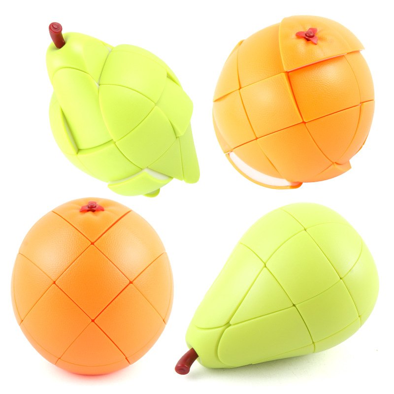 Panxin juego de cubo de frutas serie melocotón limón Cubo de giro nuevo juguete de ventilación de descompresión exótica FX7870