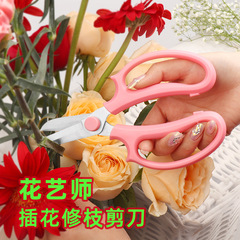 Floral pruning shears wide-head gardening shears household flower shears flower branches branch pruning tray planting tools flower arrangement scissors