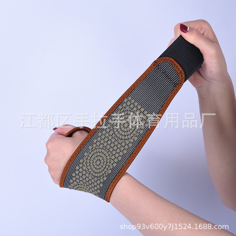 Pulsera magnética hombres y mujeres deportes esguinces fitness protector de muñeca transpirable protector de protección caliente pulsera deportiva