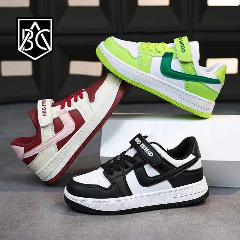 Factory direct supply of boys' shoes, white shoes, new children's sneakers, cross-border girls' shoes, large children's sports shoes, aj children's shoes