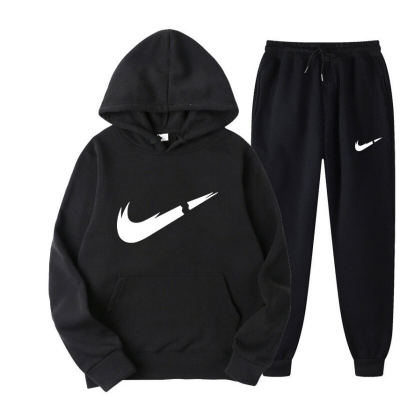 New Cross-Border Fashion Trend Spring Sports Men's Clothing Hooded Men's Casual Suit Men's Casual Sports Suit