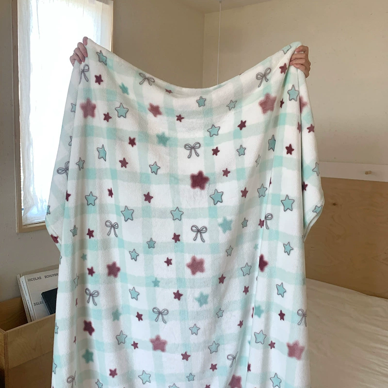 Плед из молочного вельвета Shuozhiyang для дома, французский вельветовый плед, плед для общежития и офиса, плед для сна, плед для кондиционирования воздуха, для внешней торговли