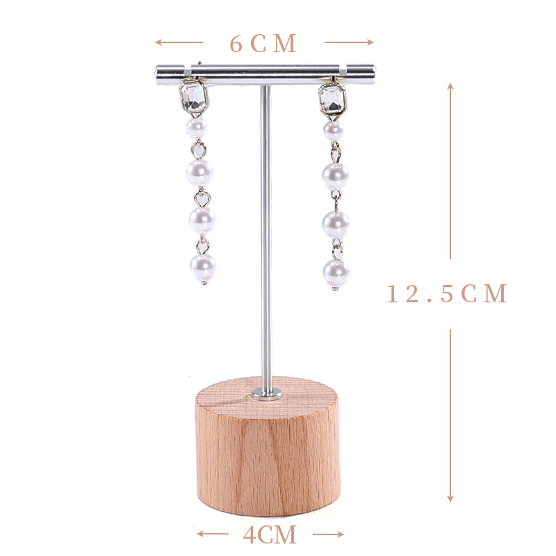 프리미엄 귀걸이 스탠드 실버 미디엄 사이즈