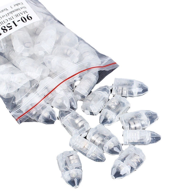 Fábrica LED globo de luz de flash interruptor de bala emisor de luz pequeña bombilla de papel linterna mecha accesorios decorativos suministros