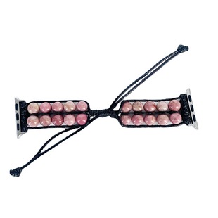 For Apple Watch Strap iWatch7 Apple Strap Smart Watch with Redstone Double-row Beaded Strap