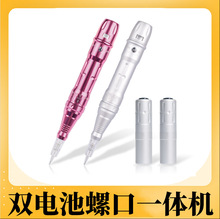 韩式半永久双电池纹绣机器 纹眉漂唇纹眼线雾眉MTS微针全抛一体机